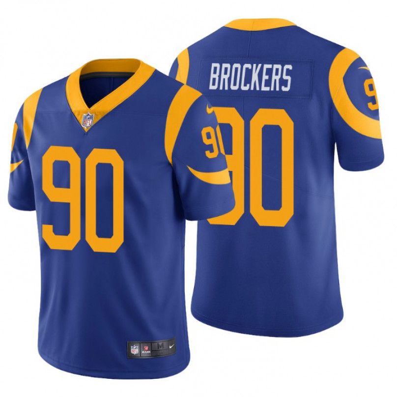 Men Los Angeles Rams #90 Michael Brockers Nike Royal Limited NFL Jersey->los angeles rams->NFL Jersey